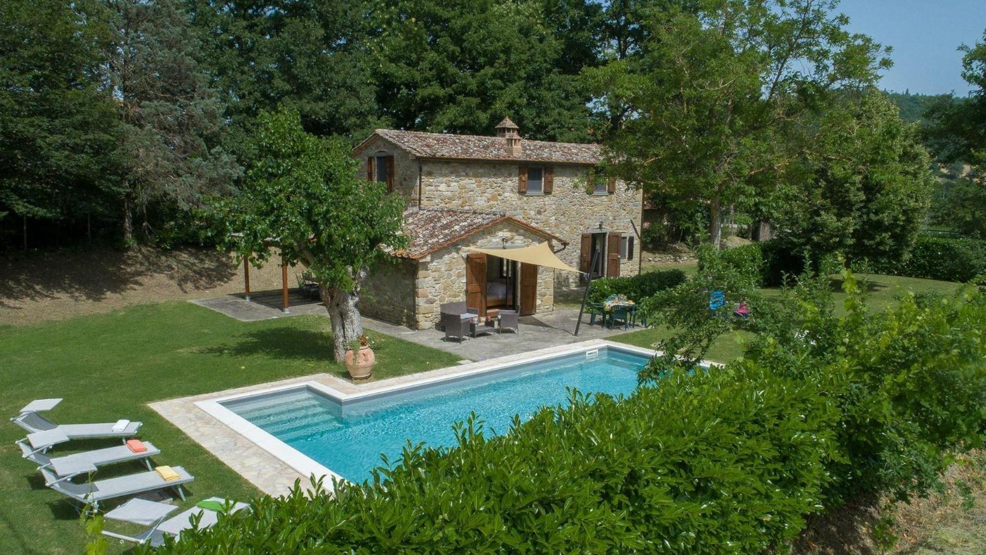 La Mita Villa Cortona Buitenkant foto