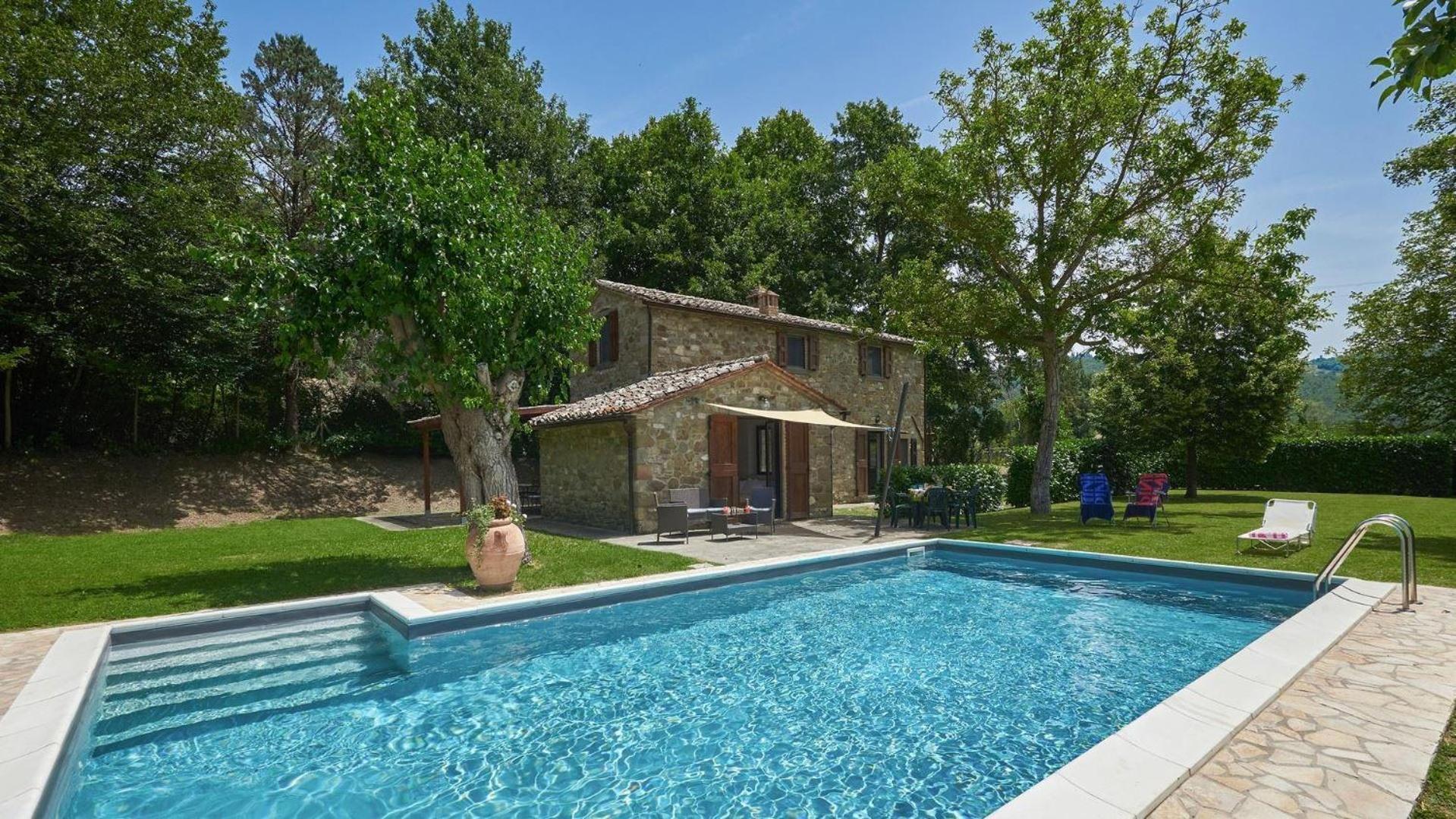 La Mita Villa Cortona Buitenkant foto